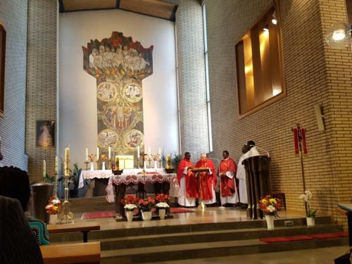 On Pentecost Sunday, Bishop Teemu Sippo SCJ celebrated the inaugural Mass of the African Catholic Chaplaincy in Finland at St Mary’s Church in Helsinki.